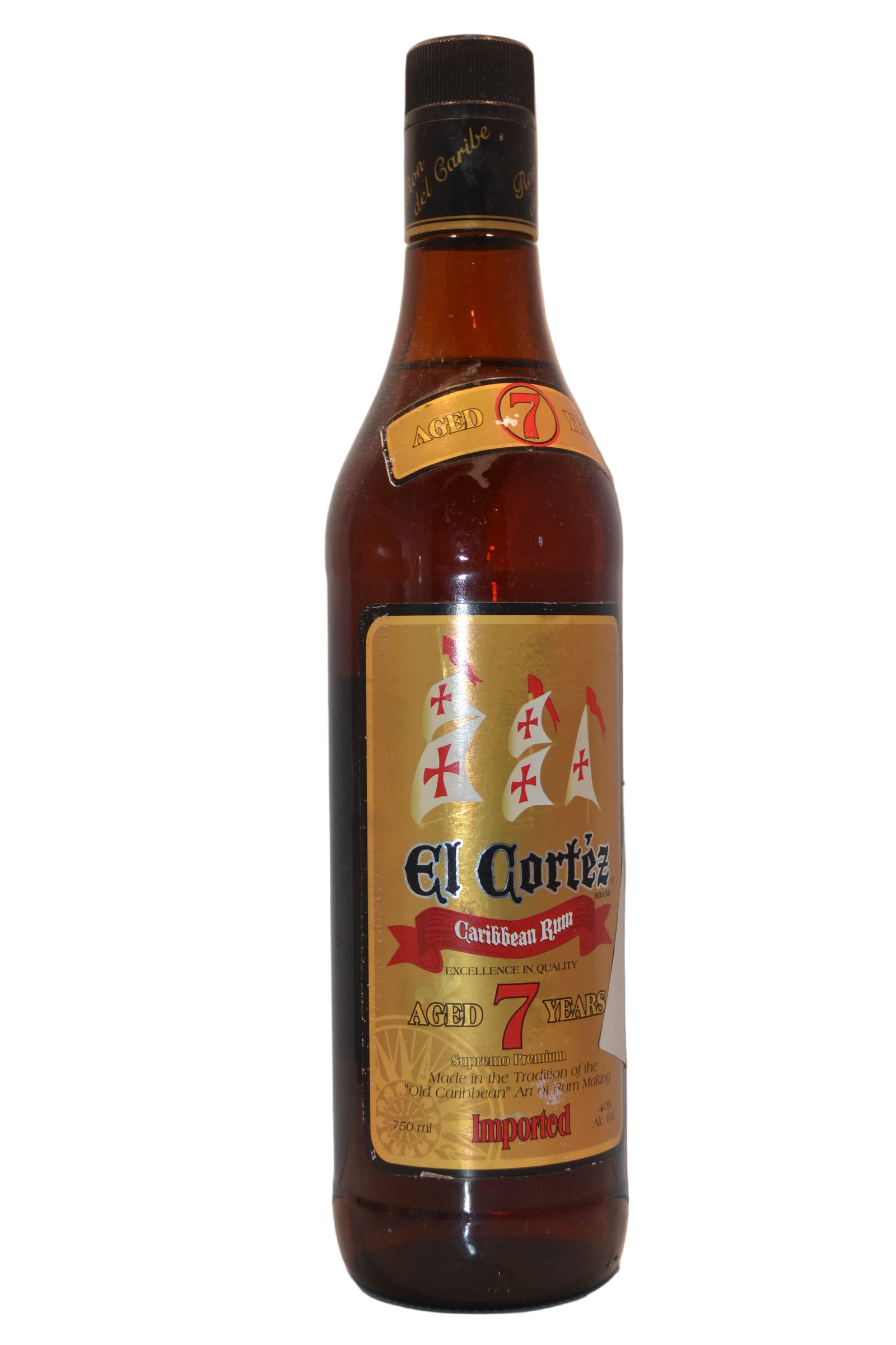 EL CORTEZ RUM 7YRS 750ML Spirits