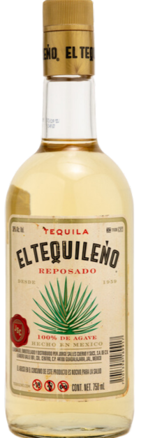 EL TEQUILENO TEQUILA REPOSADO 750ML LIQ