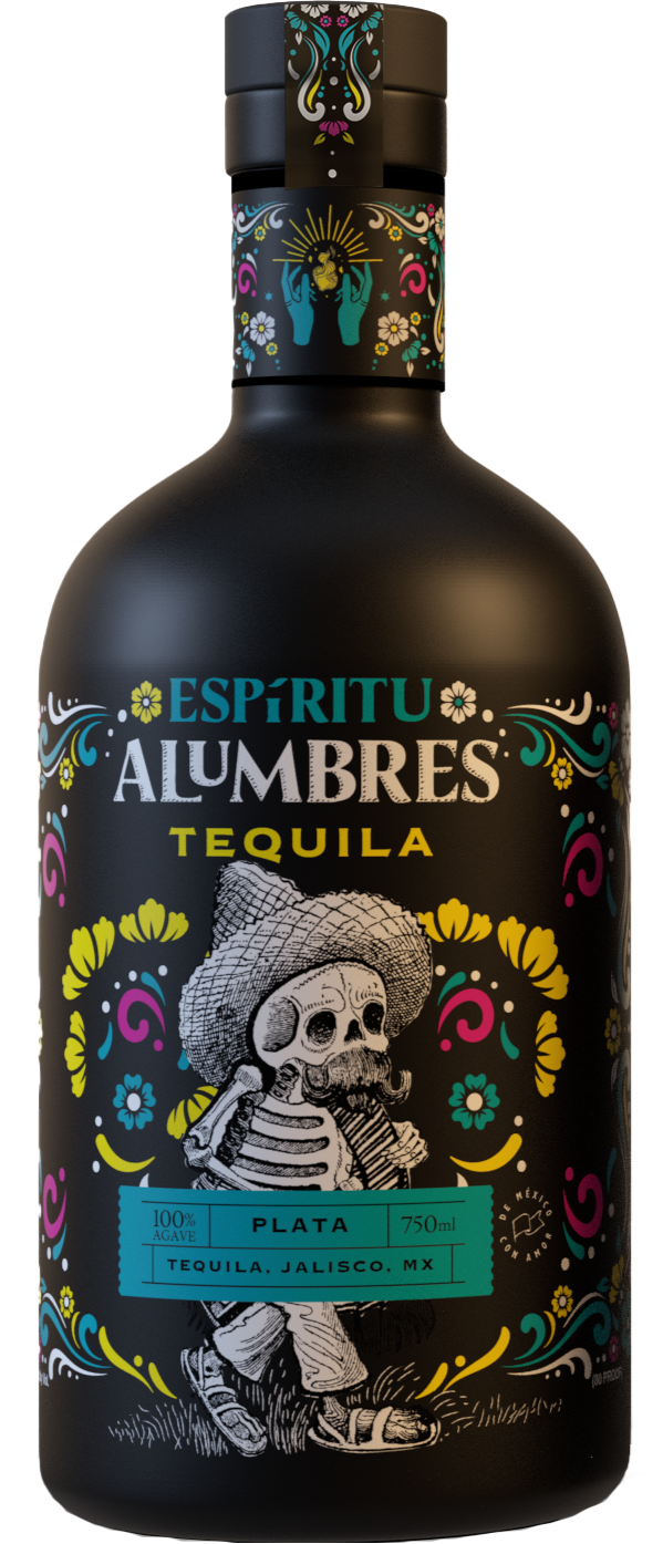 ESPIRITU ALUMBRES TEQUILA PLATA 750ML LIQ
