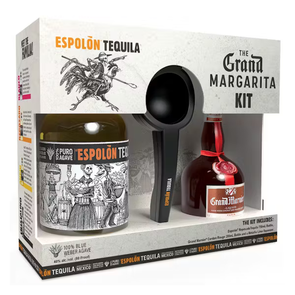 ESPOLON TEQUILA REPOSADO GIFT PACK W/ 200ML GRAND MARNIER LIQUEUR 750ML LIQ