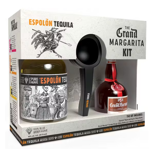 ESPOLON TEQUILA REPOSADO GIFT PACK W/ 200ML GRAND MARNIER LIQUEUR 750ML LIQ