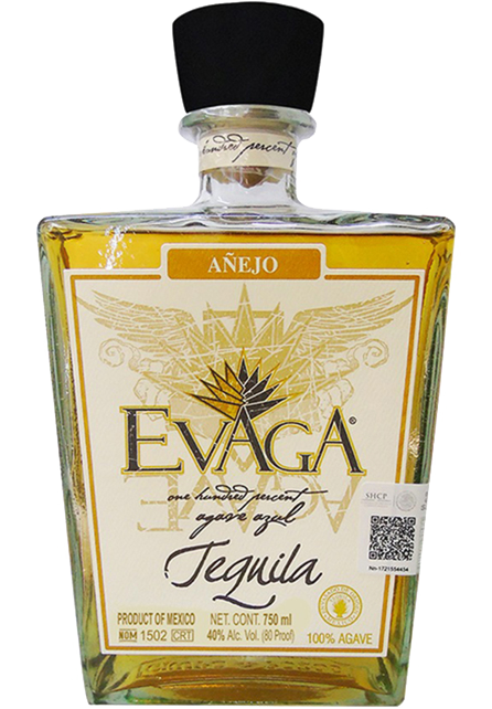 EVAGA TEQUILA ANEJO 750ML LIQ