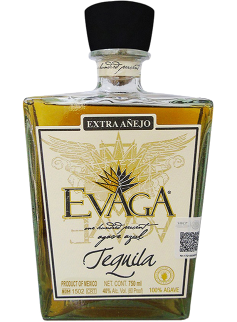 EVAGA TEQUILA EXTRA ANEJO 750ML LIQ