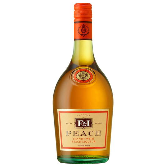 E & J BRANDY PEACH EXTRA SMOOTH 750ML LIQ