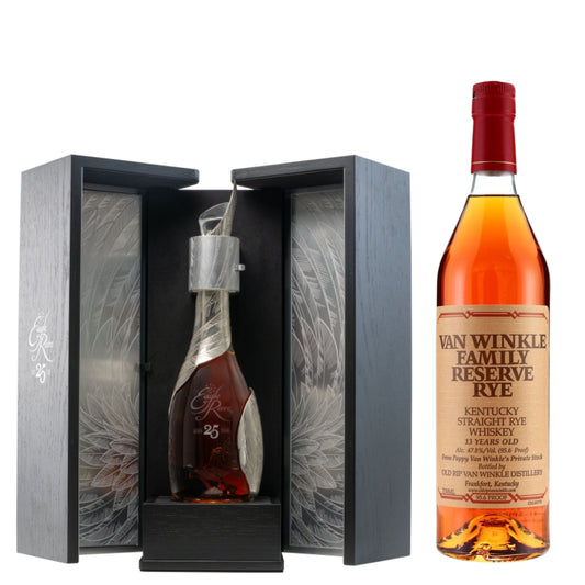 Eagle Rare Bourbon 25YR + Van Winkle Rye Whiskey 13YR 750ML