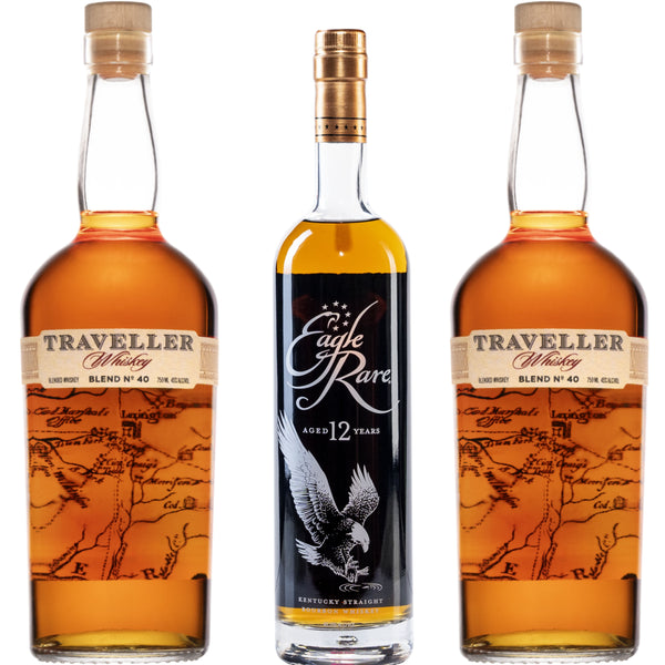 Eagle Rare Bourbon 12YR + 2 Traveller Whiskey – Remedy Liquor