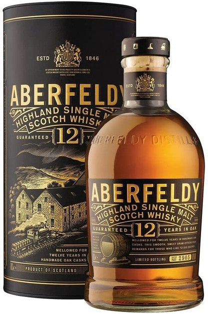 ABERFELDY SCOTCH SINGLE MALT HIGHLAND 12YR 750ML Spirits