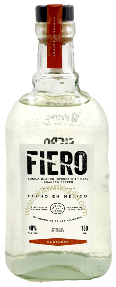 FIERO TEQUILA BLANCO HABANERO 750ML LIQ