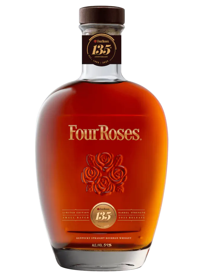 FOUR ROSES 135TH ANNIVERSARY BOURBON SMALL BATCH BARREL STRENGTH LIMITED EDITION 2021 RELEASE KENTUCKY 750ML