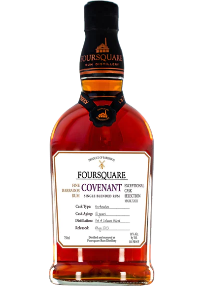 FOURSQUARE COVENANT SINGLE BLENDED RUM EXCEPTIONAL CASK SELECTION BARBADOS 750ML LIQ