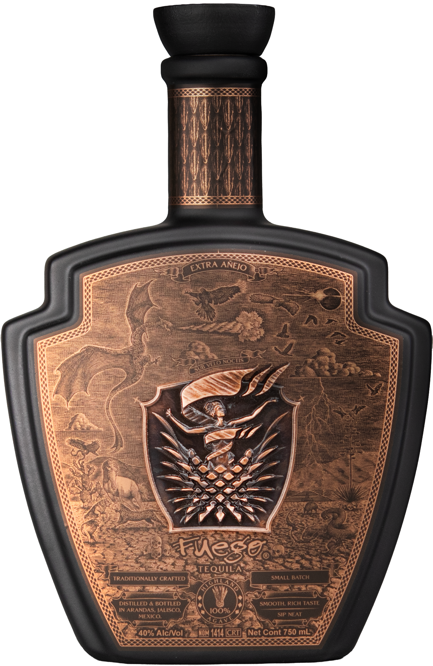 FUEGO TEQUILA EXTRA ANEJO 16YR 750ML LIQ
