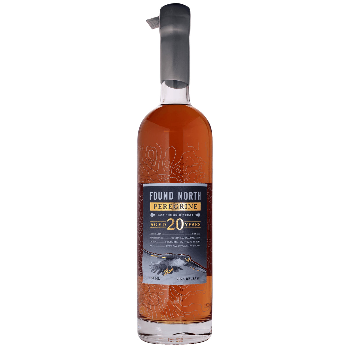 FOUND NORTH WHISKY CASK STRENGTH PEREGRINE CANADA 20YR 750ML LIQ