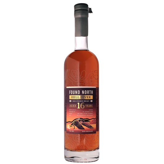 FOUND NORTH WHISKY CASK STRENGTH HELL DIVER CANADA 16YR 750ML LIQ