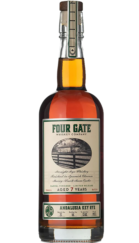 FOUR GATE WHISKEY RYE SMALL BATCH BARREL FINISHED IN FRENCH OAK LIMITED RELEASE KENTUCKY 750ML LIQ