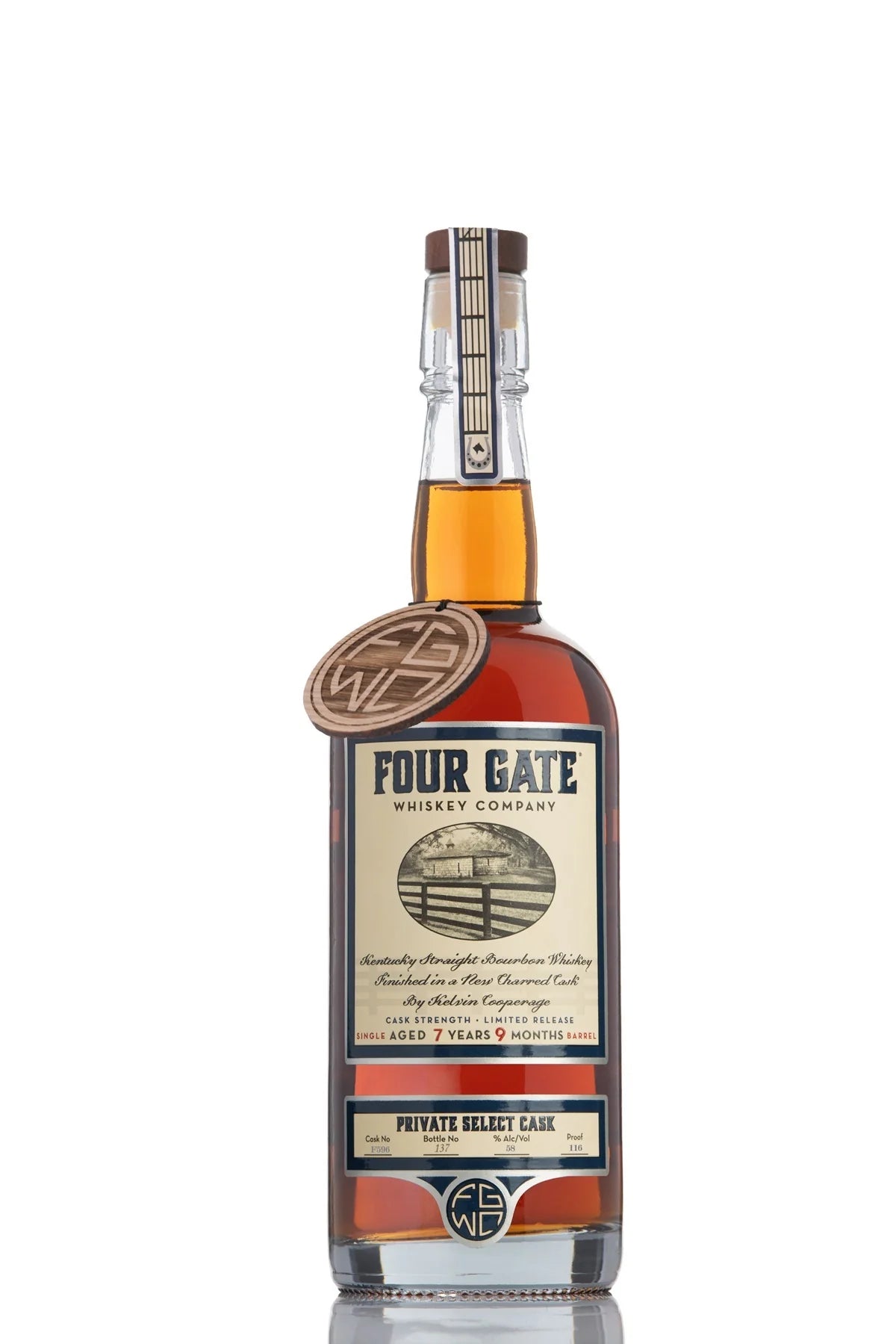 FOUR GATE BOURBON DOUBLE OAKED SERIES 4 KENTUCKY 750ML LIQ