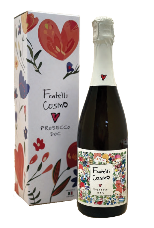 FRATELLI COSMO PROSECCO EXTRA DRY W/ GIFT BOX DOC ITALY 750ML WINE