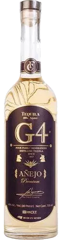 G4 TEQUILA ANEJO PREMIUM 6 BARRELS EDITION 750ML LIQ