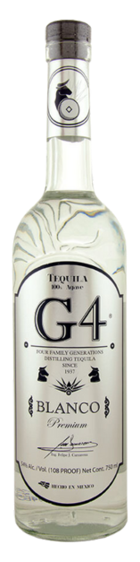 G4 TEQUILA BLANCO PREMIUM 108PF 750ML LIQ