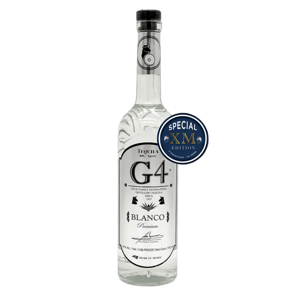 G4 TEQUILA BLANCO PREMIUM SPECIAL XM EDITION 108PF 750ML LIQ