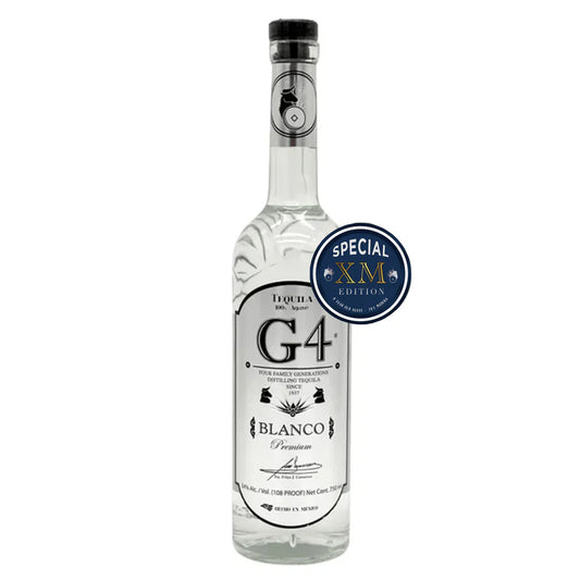 G4 TEQUILA BLANCO PREMIUM SPECIAL XM EDITION 108PF 750ML LIQ