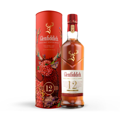 GLENFIDDICH SCOTCH SINGLE MALT SHERRY CASK FINISH 12YR 750ML LIQ