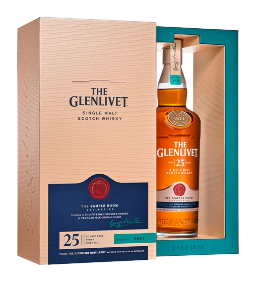 GLENLIVET SCOTCH SINGLE MALT 86PF 25YR 750ML Spirits