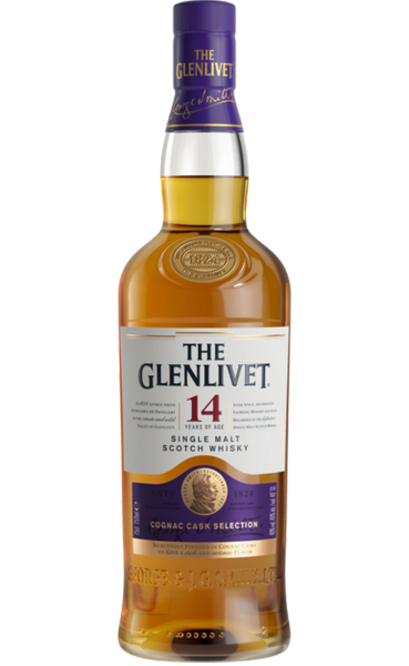 Glenlivet Scotch Single Malt Cognac Cask Selection 14YR 750ML