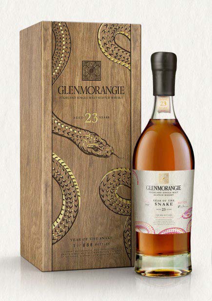 GLENMORANGIE SCOTCH SINGLE MALT YEAR OF THE SNAKE HIGHLAND 23YR 750ML LIQ