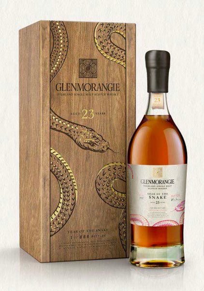 GLENMORANGIE SCOTCH SINGLE MALT YEAR OF THE SNAKE HIGHLAND 23YR GLENMORANGIE SCOTCH SINGLE MALT YEAR OF THE SNAKE HIGHLAND 23YR