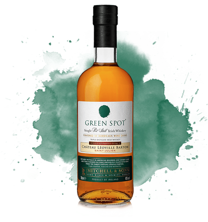 GREEN SPOT WHISKEY SINGLE POT STILL IRISH IN BORDEAUX WINE CASKS (LEOVILLE BARTON) 92PF 750ML Spirits