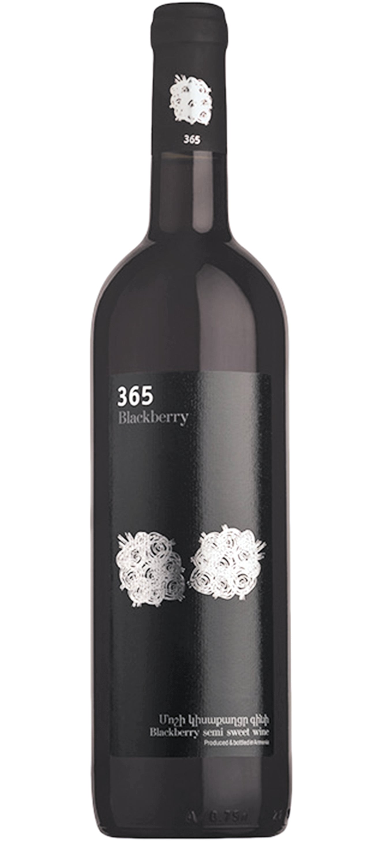 365 WINE BLACKBERRY SEMI SWEET ARMENIAN 750ML Wine
