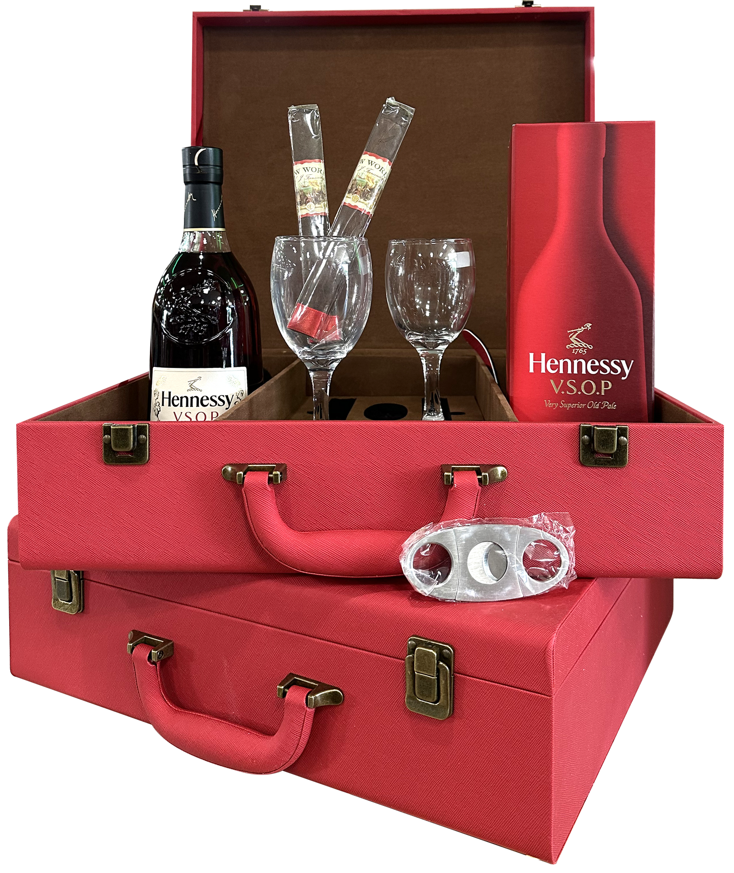 GIFT BOX WITH HENNESSY COGNAC VSOP 750ML