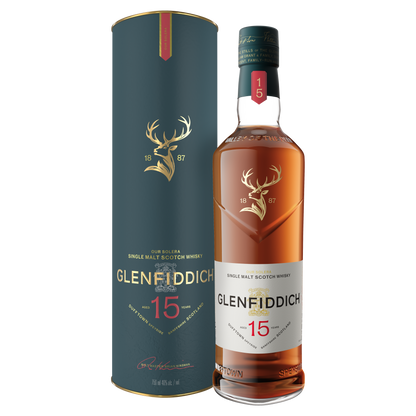 GLENFIDDICH SCOTCH SINGLE MALT 15YR 750ML