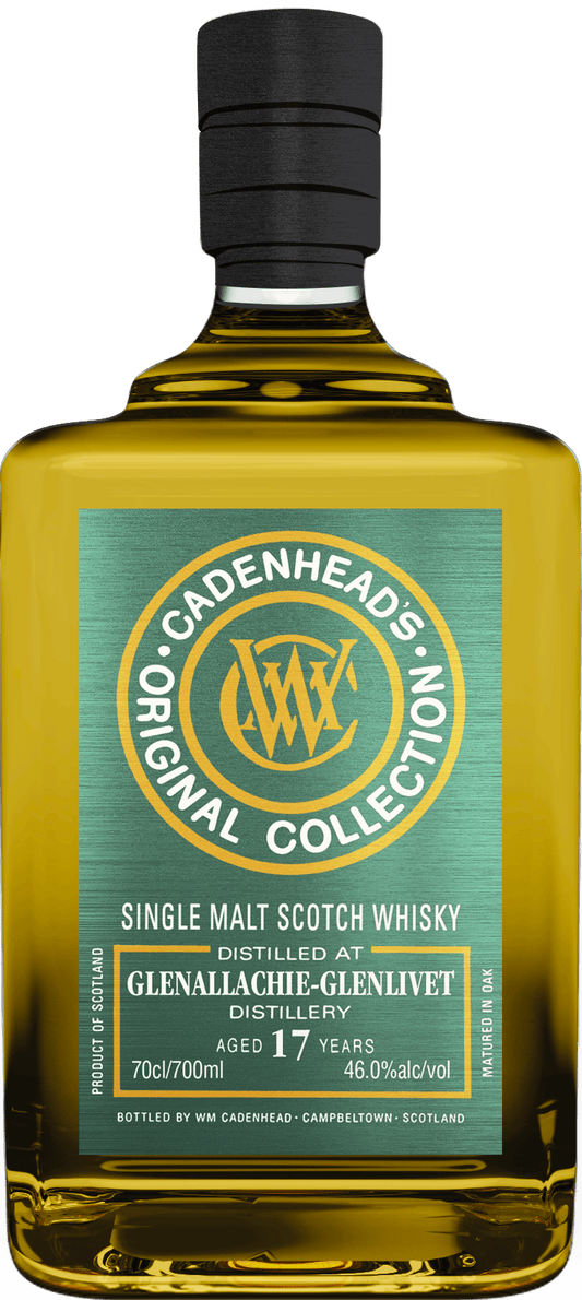 CADENHEAD SCOTCH SINGLE MALT GLENALLACHIE GLENLIVET DISTILLERY 17YR 750ML LIQ