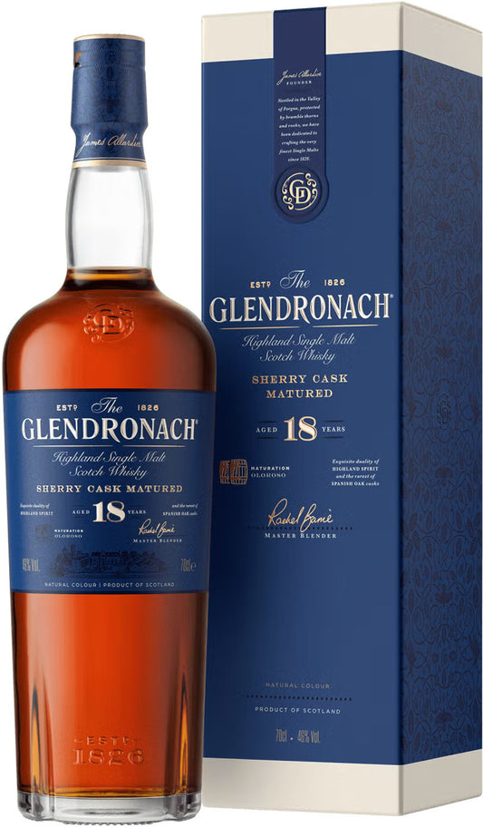 GLENDRONACH SCOTCH SINGLE MALT 92PF 18YR 700ML Spirits