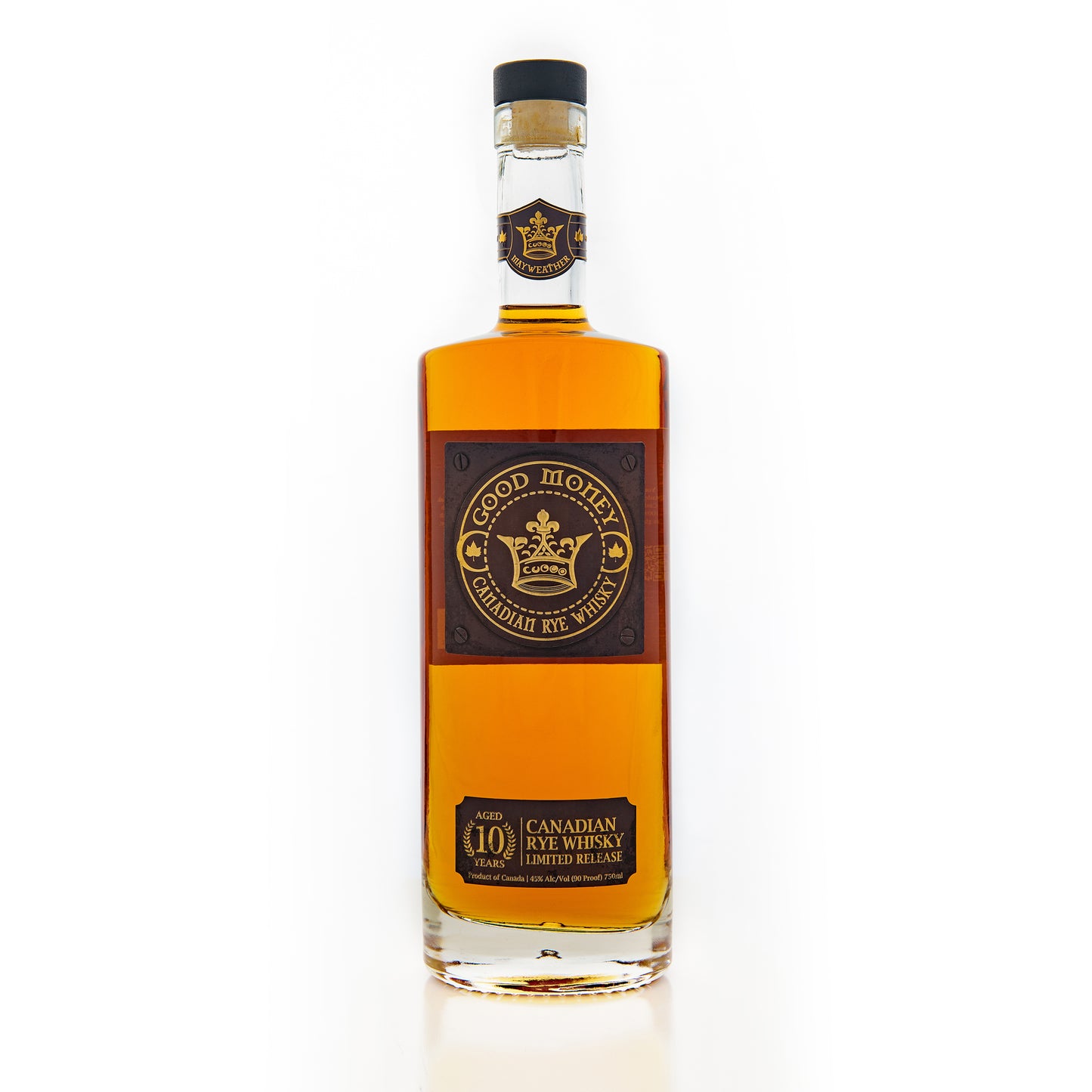 GOOD MONEY WHISKY RYE LIMITED RELEASE CANADA 10YR 750ML LIQ