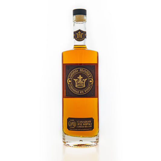 GOOD MONEY WHISKY RYE LIMITED RELEASE CANADA 10YR 750ML LIQ