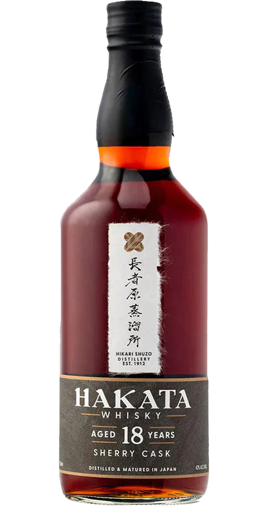 HAKATA WHISKY SHERRY CASK JAPAN 18YR 700ML LIQ