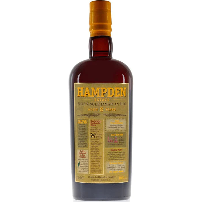 HAMPDEN ESTATE RUM JAMAICA 8YR 750ML LIQ