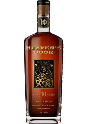 HEAVEN'S DOOR WHISKEY STRAIGHT RYE DECADE SERIES #2 TENNESSEE 10YR 750ML - Remedy Liquor