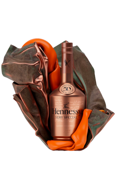 HENNESSY COGNAC VS NAS TRIBUTE X KENNEDY YANKO LIMITED EDITION FRANCE 750ML LIQ