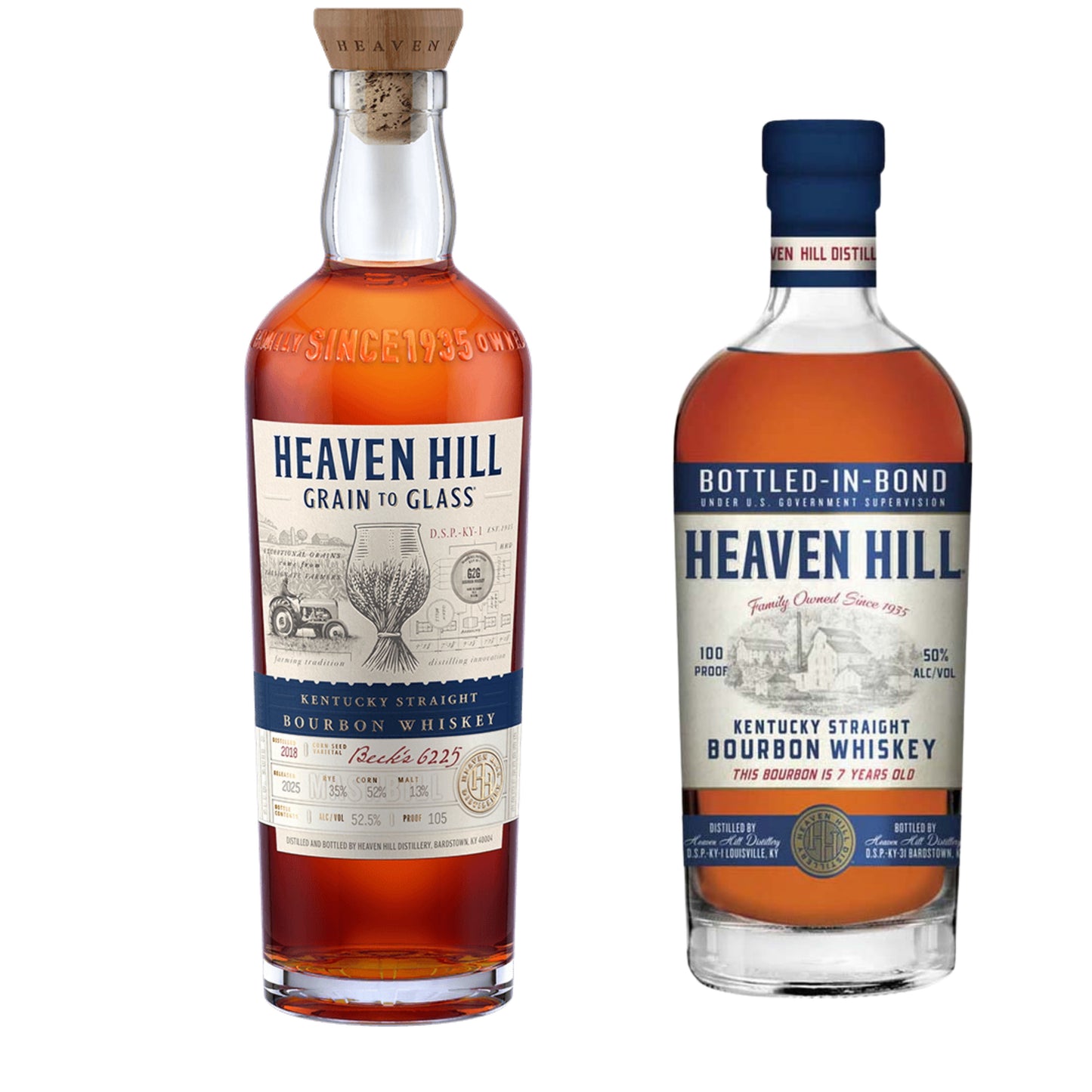 Heaven Hill Bourbon Grain to Glass + Heaven Hill 7YR