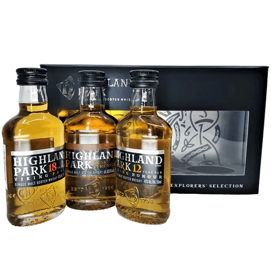 HIGHLAND PARK EXPLORERS SELECTION (12YR, 18YR, CASK ) 3X50ML LIQ