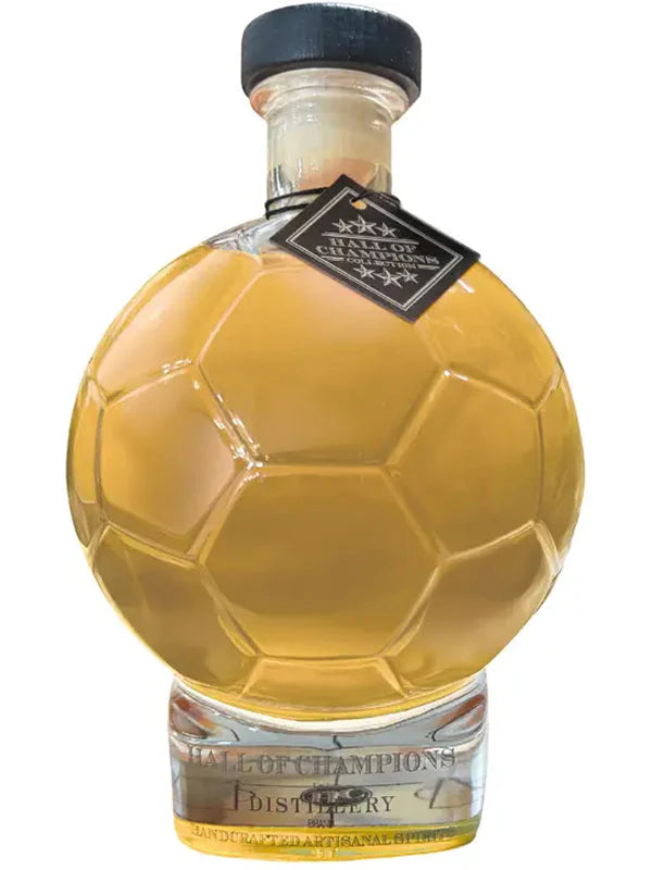 HALL OF CHAMPIONS AGAVE SPIRIT REPOSADO LIMITED SOCCER BALL BOTTLE 750ML LIQ