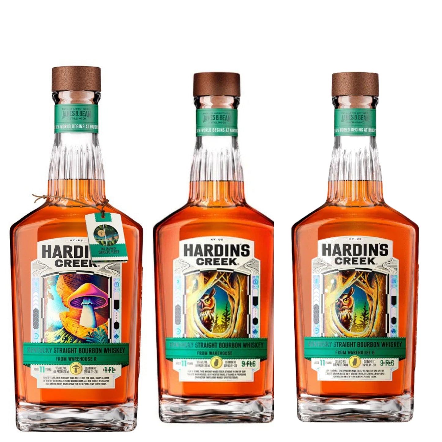 Hardins Creek Bourbon 3 Bottle Warehouse Bundle