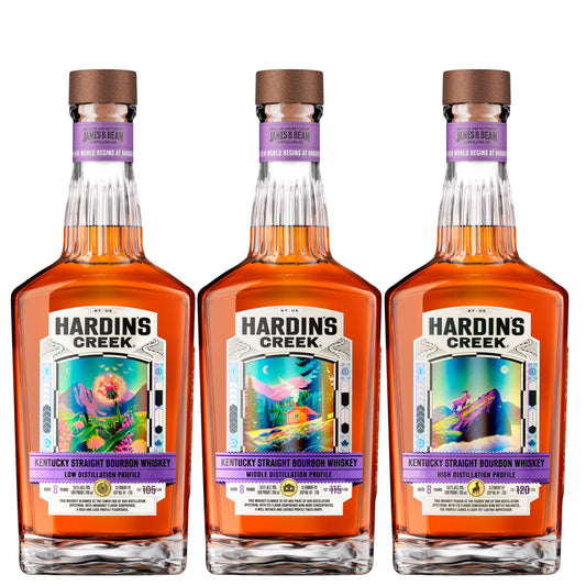 Hardins Creek Bourbon Distillation Series 3 Bottle Bundle Liquor
