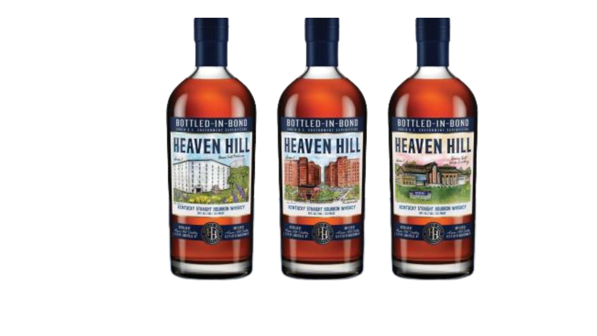 HEAVEN HILL BOURBON BOTTLE IN BOND LIMITED ARTIST SERIES KENTUCKY 7YR 750ML LIQ