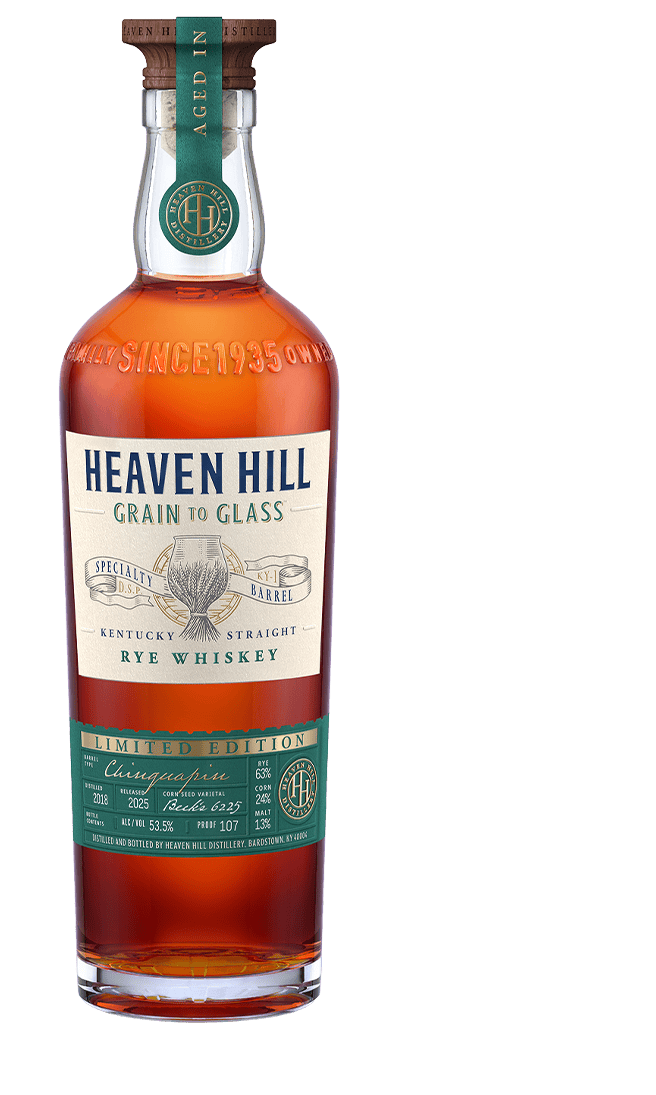 HEAVEN HILL WHISKEY RYE STRAIGHT GRAIN TO GLASS LIMITED 2025 EDITION KENTUCKY 700ML LIQ