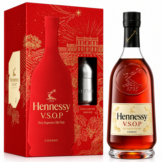 HENNESSY COGNAC VSOP GIFT SET WITH JIGGER FRANCE 750ML LIQ