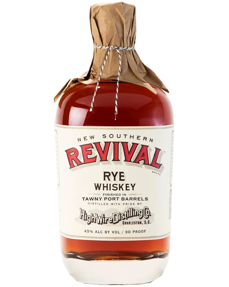 HIGH WIRE DISTILLING NEW SOUTHERN REVIVAL WHISKEY RYE TAWNY PORT BARRELS SOUTH CAROLINA 750ML LIQ